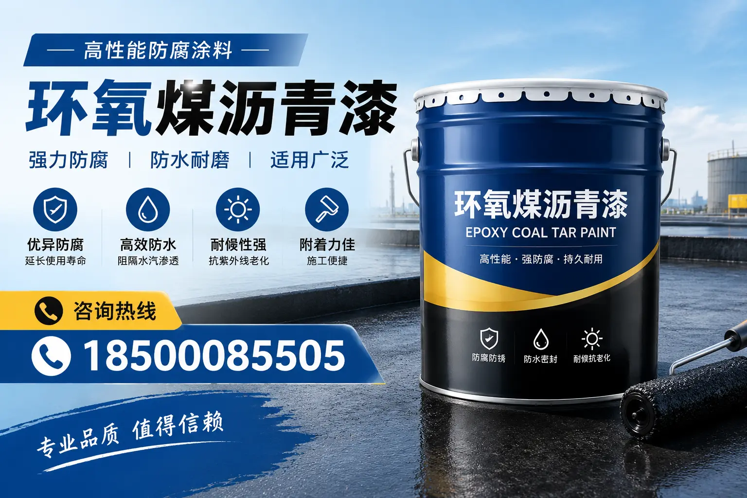 环氧煤沥青漆的主要成分与功能，沙河口用户深度了解